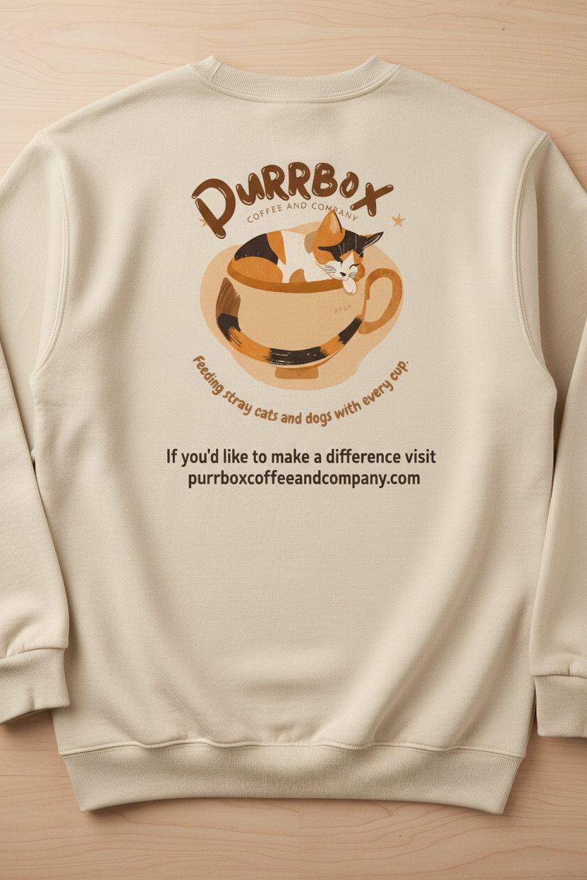 Back Design - Purrbox Logo with Clear Text