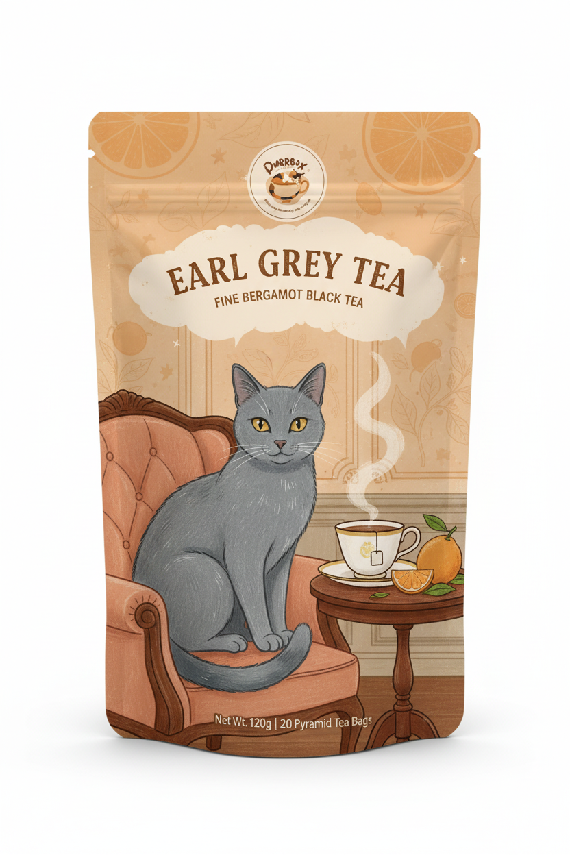Earl Grey Tea Label