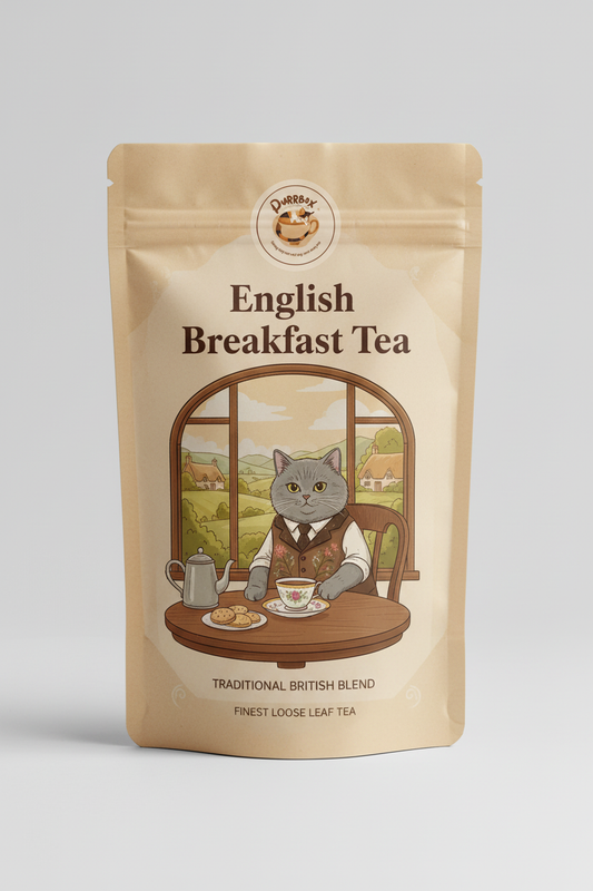 English Breakfast Tea Label