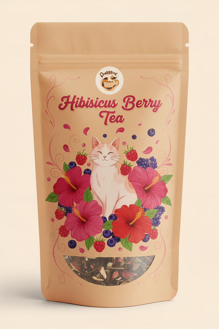 Hibiscus Berry Tea Label