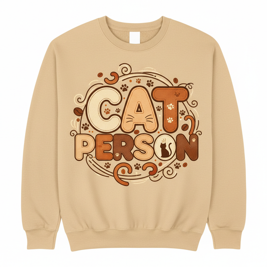 CAT PERSON front design