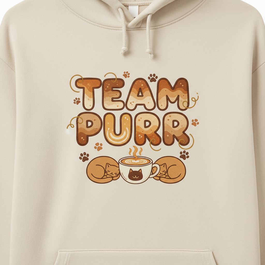 TEAM PURR front design