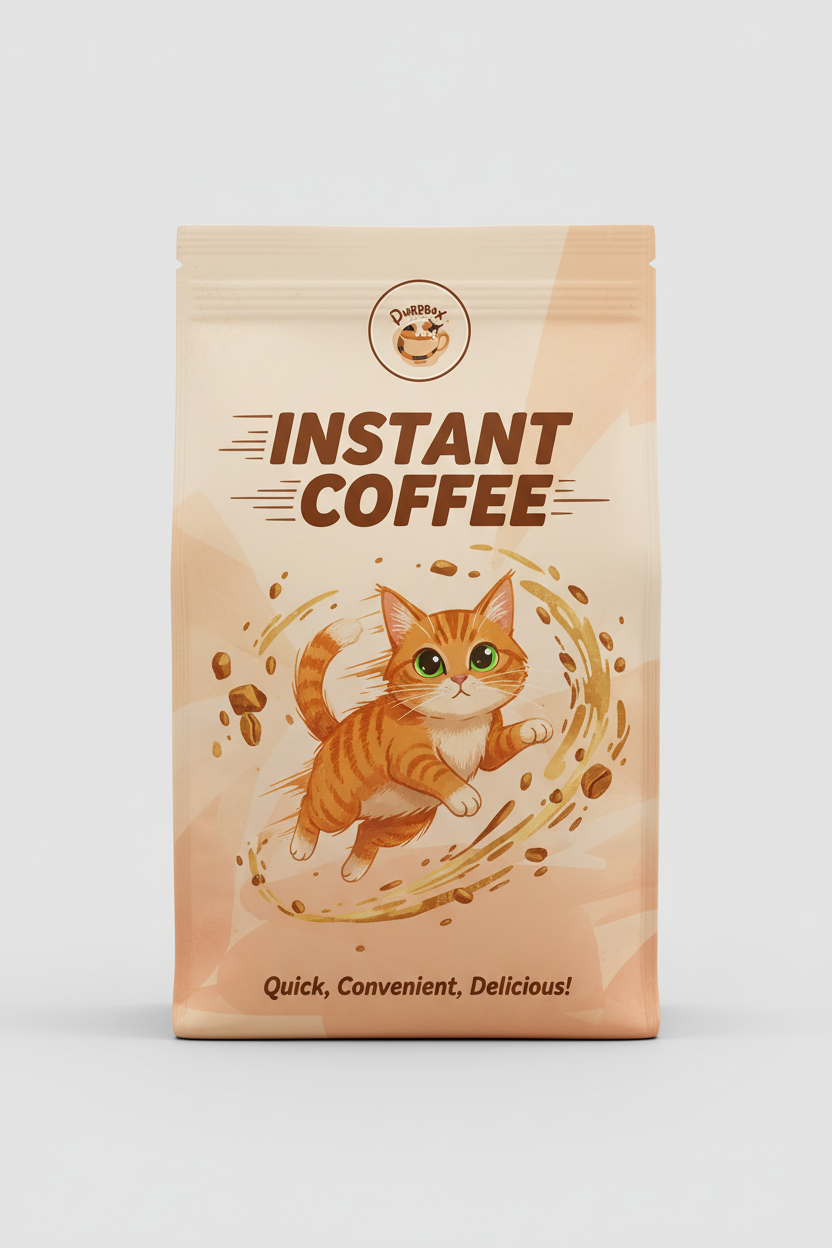 Instant Coffee Label
